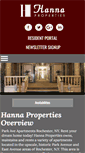 Mobile Screenshot of hannaproperties.com